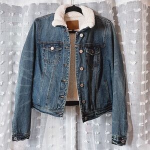 Sherpa Lined Denim Jacket